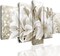 Arts Modern Flower Theme Wall Art - Abstract Orchid Canvas Wall Decor Flower Abstract Painting Still Life Canvas Wall Art for Home Decor (I,Oversize 80x40inch)